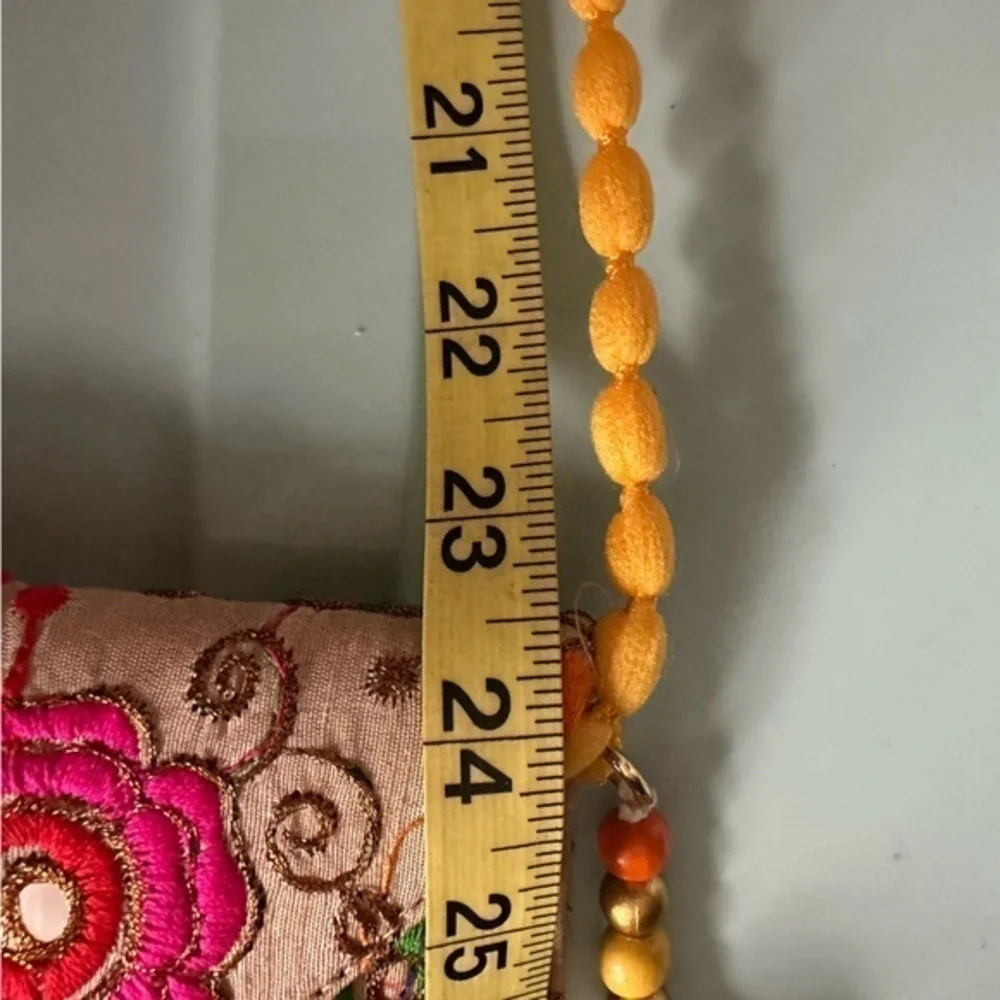 EUC RB Handicraft Fancy Silk Handicrafts Handmade Designer Purse/Sling Bag
